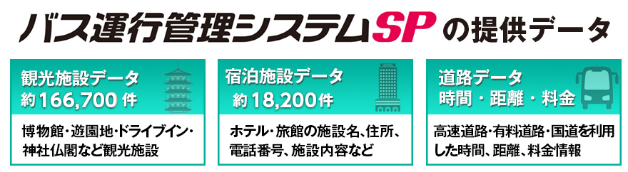 バス運行管理システムSPデータ