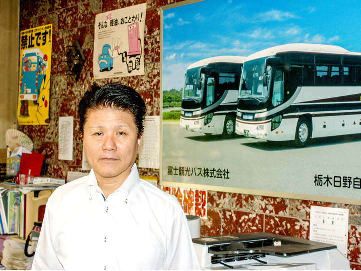 二葉観光運輸社内の様子